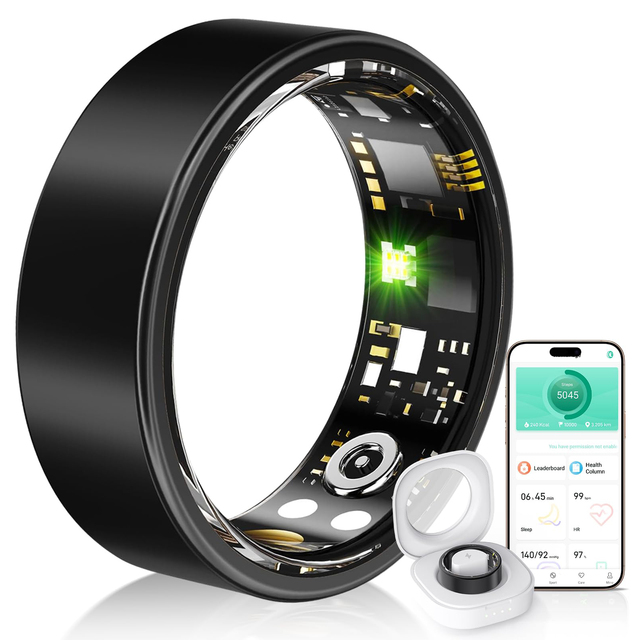 EG Brand Smart NFC Ring with Health & Fitness Tracking Waterproof Design Access Control & Business Card for Multi-Purpose Use