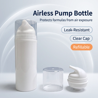 Flacon pompe sans air en PP, distributeur de voyage pour lotion, crème solaire, crème pour les mains, huile de poisson émulsionnée, soins de la peau – Nouveauté !