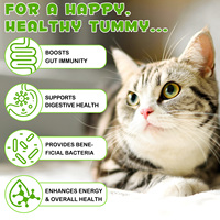 Laxatif pour chat 100% naturel Soulagement de la constipation Favorise la santé digestive Probiotique liquide 3 en 1 pour chats Gouttes prébiotiques et probiotiques