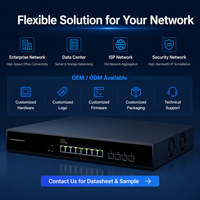 Commutateur réseau géré L3 haute vitesse 10G, 8 ports 10GbE RJ45 + 4 ports 10G SFP+ pour réseau d'entreprise