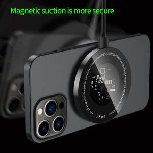 Cargador inalámbrico portátil de 15W Cargador de teléfono móvil Cargador de batería inalámbrico Cargador de teléfono inteligente para iPhone - Product Image 3