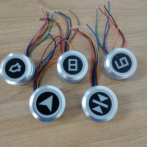 Nút Bấm Cảm Ứng Kim Loại Cho Thang Máy, Thiết Bị Đầu Cuối Cuộc Gọi Bằng Cử Chỉ Mới Máy Cảm Ứng Không Tiếp Xúc - Product Image 1