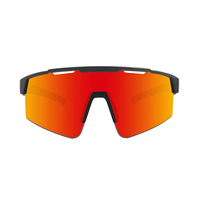Lunettes de soleil sport demi-cadre pour la course à pied, le cyclisme et les activités de plein air, coupe-vent, légères, verres polarisés TR90 TAC, protection UV400, avec étui