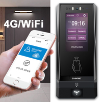 Sistema de Control de Acceso CT10 TCP IP WiFi 4G SIM IP65 RFID, Aplicación Móvil BLE NFC, Código QR para Reloj de Tiempo para Personal de Construcción con SDK