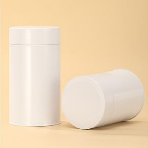 Emballage en boîte cylindrique en étain recyclable pour aliments, bonbons et café avec un design scellé imprimé personnalisé - Product Image 2