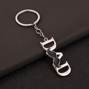 Cartoon Alloy Keychains for Mom and Dad Unique Stainless Steel <b>Small</b> <b>Gift</b> Pendant for Mother's Day and Father's Day - Product Image 5