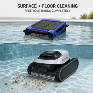 Limpiador de Piscinas Robótico Automático con Energía Solar, Inalámbrico, Escalador de Paredes, con Batería de Litio para Piscinas Enterradas 1. - Product Image 1