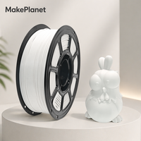 Filaments PLA pour imprimante 3D MakePlanet de haute qualité, bobine de 1 kg, impression facile, 1,75 mm, 190-220°C, pour imprimantes 3D FDM