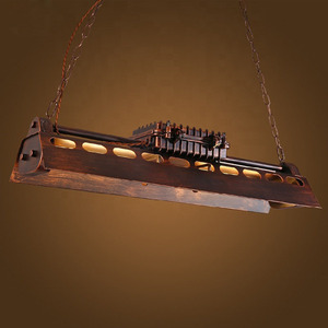 Lampada a Sospensione Rettangolare in Ferro Stile Loft Retrò, Lampadario Industriale Vintage in Metallo <span class=keywords><strong>per</strong></span> Cucine e Bar - Product Image 1