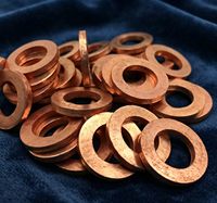 Durable Copper Washer, Forged From Pure Copper, Long-lasting, Cost-effective
