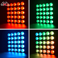 Projecteur matriciel LED 5x5 COB Blinder 25W RGB 3-en-1 avec contrôle DMX512 et CRI 90 pour éclairage de club/scène