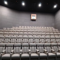 Canapé de cinéma commercial, canapé combiné pour cinéma IMAX, siège en cuir cousu à la main, résistant aux griffes de chat, canapé confortable et paresseux