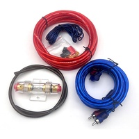 Kit de câblage d'installation d'amplificateur de voiture 1500W, câble d'alimentation 10ga, kit de câbles de voiture, ensemble de câbles de subwoofer audio pour voiture