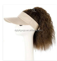 WM04 Perruques Chapeau Cheveux Frisés Maïs Mode, Perruque Synthétique Longue Carrée de 22 Pouces pour Femmes, Disponible en 8 Couleurs