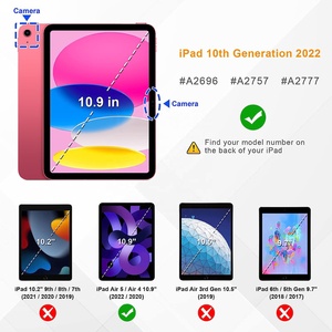 ไฮบริดSlimสําหรับ<span class=keywords><strong>iPad</strong></span> 10th/5th/4th Generation/<span class=keywords><strong>iPad</strong></span> Pro 4th/3rd/2nd/1st Generationในตัวผู้ถือดินสอ-กันกระแทก - Product Image 2