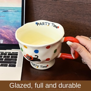 Taza de Café de Cerámica ESTICK, Diseño de Dibujos Animados, Resistente <span class=keywords><strong>a</strong></span> Altas Temperaturas, Ecológica, Gran Capacidad, para Oficina y Hogar - Product Image 4