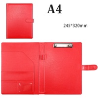 Portafolio Profesional de Cuero PU de Alta Calidad, Carpeta de Archivos, Carpeta de Documentos A4 con Tarjetero