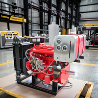 Moteur diesel haute efficacité 27 kW 4 cylindres 3000 tr/min refroidi par eau, économie d'énergie, norme Euro 2, démarrage électrique
