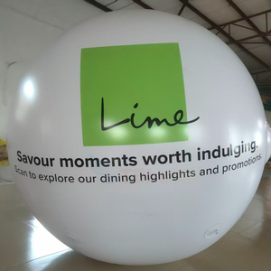 Ballon publicitaire <span class=keywords><strong>géant</strong></span> gonflable en PVC de 1,5 m de diamètre, personnalisé avec logo, prix usine - Product Image 1