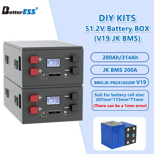 Paragon DIY tesed CN Chứng Khoán mới 16S 51.2V 280ah-314ah DIY Pin Trường hợp với jk-pb2a16s20p V19 BMS + 250A ngắt + PCB Hội Đồng Quản Trị - Product Image 2