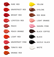 Encre de tatouage PMU bio, végane et non toxique pour maquillage permanent et microblading, pigment pour les lèvres - OEM disponible
