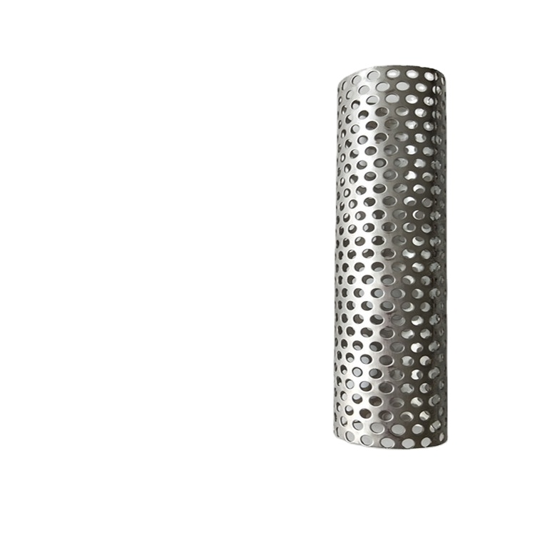 Перфорированный фильтр трубы глушитель фильтрующая труба перфорированная фильтрующая труба Супер марш нержавеющая сталь гладкая промышленность бесшовная Сварка ISO