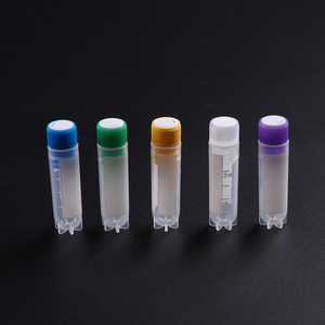 1ml <span class=keywords><strong>1.5ml</strong></span> 1.6ml 1.8ml 2ml 4ml 5ml plastik donma Cyrovials şişeler <span class=keywords><strong>Cryo</strong></span> tüpler ile dış dişli - Product Image 1