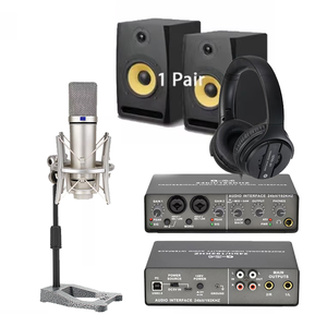 Microphone dynamique professionnel sans fil pour studio, enregistrement, moniteur, haut-parleur, casque, carte son, musique à domicile, chant, diffusion - Product Image 3