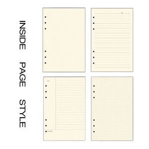 Configurable Creative Gift Leather Hardcover Loose Leaf Planner Dairy Journal Notebook A5/A6 Size - Product Image 3