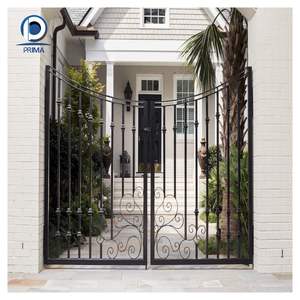 Puerta y Portón de Hierro Forjado Estilo Español Prima |   Entrada Peatonal de Fleur-de-lis & Speakeasy Villa - Product Image 4