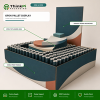 Boîte de présentation PDQ personnalisée pour produits de batterie, emballage pour présentoir de comptoir de vente au détail