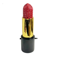 Sortie d'usine de haute qualité Portable rouge à lèvres narguilé Logo personnalisé en métal avec miroir Technique prix moins cher pour la vente en gros
