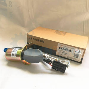4942879 5295567 5301701 5292297 24V penutup bahan bakar Stop katup <span class=keywords><strong>Solenoid</strong></span> untuk <span class=keywords><strong>Excavator</strong></span> 6CT8.3 mesin - Product Image 3