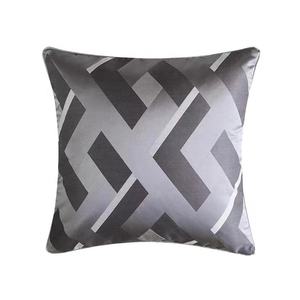 Arancione Raso Tessuto Cuscino di Tiro Della Copertura Del Diamante Plaid Cuscino Quadrato Caso di Lusso Moderno Geometrico Decorativo Federa - Product Image 6