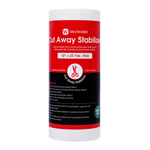 Paquete de Rollo de <span class=keywords><strong>Entretela</strong></span> Recortable <span class=keywords><strong>para</strong></span> <span class=keywords><strong>Bordado</strong></span> a Máquina 2.5oz 12in*25Yardas*1pz - Product Image 1