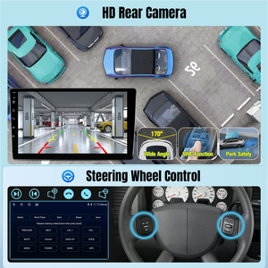 9 Inch Stereo Radio Touch Screen Draadloze Apple Carplay Android Auto Android Systeem Voor Dodge <span class=keywords><strong>Ram</strong></span> 1500/2500/3500 2002-2005 - Product Image 3