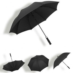 60 Inches 8 Ribs Fully Fiber Big <b>Large</b> Double Layer Canopy Strong Windproof Golf <b>Umbrella</b> China Suppliers - Product Image 1