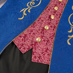 S-3XL médiéval Jacquard victorien Cosplay gothique Tailcoat Renaissanc <span class=keywords><strong>noble</strong></span> Prince veste Halloween fête scène Costume - Product Image 4