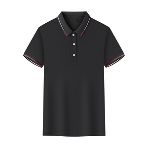 Camiseta Polo Personalizada de Alta Calidad para Hombre |   Ropa de Trabajo de Manga Corta de Poliéster y Spandex de Secado Rápido Ice Silk con Impresión de Logotipo - Product Image 3