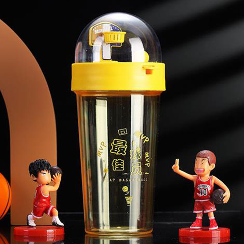 Hot Selling Basketball Sipper Cup Spiel Gym Wasser flasche mit Deckel