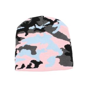 Femmes Hommes Tricot épais Noir Blanc <span class=keywords><strong>Vache</strong></span> Camo Jacquard Bonnet Tuque Chaud Sports de plein air Motif Crâne Casquette Camouflage Chapeau d'hiver - Product Image 6