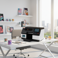 Impresora de tarjetas UV de cama plana de alta gama con servicio OEM para cabezal de impresión I3200, tinta gratuita, embalaje flexible y portátil