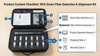 Online Optical Fiber Identifier & Core Mapper Don't Disruption Built-in Live Signal Detection Tracking for FTTH/5G Maintenance