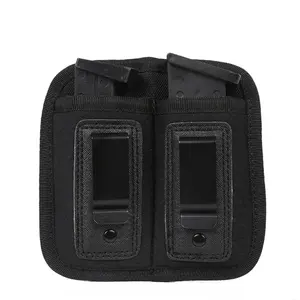 Concealed Carry Tactical Double Magazine Pouch IWB Belt Clip Holster Gun Mag Holder
