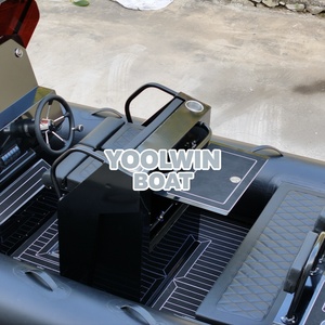 Bateau pneumatique semi-rigide de luxe CE 20 pieds 600 RIB 580 à coque rigide en aluminium en V profond, avec Hypalon Orca et PVC, à vendre - Product Image 2