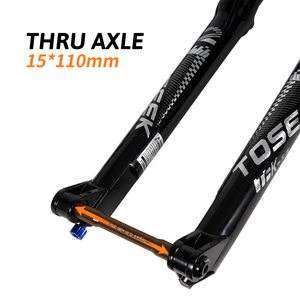 Horquilla de Aire TOSEEK Boost para Bicicleta de Montaña, 26/27.5/29, 120 mm de Recorrido, Eje Pasante 15x110, Bloqueo Remoto, Ajuste de Rebote Cónico, OEM Pro, Venta al Por Mayor, Personalizable - Product Image 5
