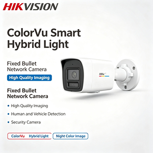 Cámara <span class=keywords><strong>de</strong></span> <span class=keywords><strong>Seguridad</strong></span> IP <span class=keywords><strong>Hikvision</strong></span> Popular DS-2CD1047G2H-LIU 4 MP ColorVu Smart Hybrid Light con Audio en Tiempo Real, Fija, IP67, Tipo Bala - Product Image 1
