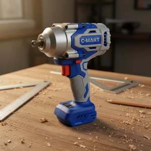 C-MART Taladro de Impacto Mini Inalámbrico Azul de 21V con Motor sin Escobillas, Velocidad Variable, Mandril de 13mm, 30mm Máx., 60 N.m Torque, Personalizado de Fábrica - Product Image 1