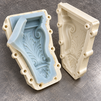 Moule décoratif en résine Tietuo + noyau en silicone PU C294-G3, moule à grain profond et fournisseur de matériaux