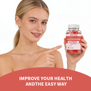 แอล-กลูตาไธโอน กัมมี่ รสสตรอว์เบอร์รี 60 เม็ด ไม่ใช้วัตถุดิบดัดแปลงพันธุกรรม สำหรับผู้ใหญ่ อาหารเสริมเพื่อสุขภาพ สำหรับคนทานมังสวิรัติ |   ผู้ผลิต OEM/ODM รับผลิตสินค้าภายใต้แบรนด์ของลูกค้า จำหน่ายสินค้าจำนวนมาก - Product Image 6